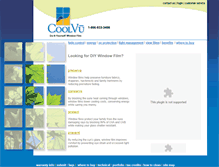 Tablet Screenshot of coolvuwindowfilm.com